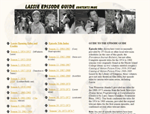 Tablet Screenshot of episodes.lassieweb.org